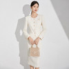 IWY/米色小香风套装洋气减龄秋冬季新款女装收腰显瘦职场两件套裙1024CS015 商品缩略图4