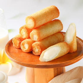 【顺德同款！ 脆皮奶卷 】阿诺特色小吃炸牛奶，香酥口感 入口香醇 牛奶风味 嫩滑香糯，顺德双皮奶速冻食品冷冻半成品商用QQ