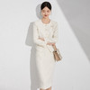 IWY/米色小香风套装洋气减龄秋冬季新款女装收腰显瘦职场两件套裙1024CS015 商品缩略图2