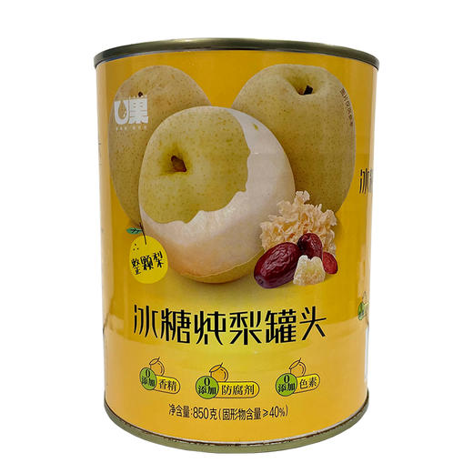 冰糖炖梨850g整颗梨烤梨小吊梨汤开罐即食红枣银耳枸杞砀山酥梨罐 商品图5