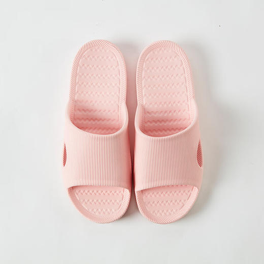 侧面开口设计拖鞋 粉色/灰色 37-38/39-40/41-42/43-44 商品图2