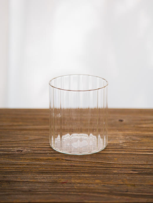 透明条纹玻璃瓶9*10 商品图0