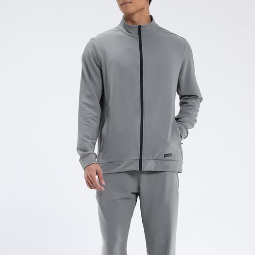 跃牌【跃LEAP-ACTIVE】系列 春秋运动长袖男款针织开衫休闲运动外套D42187 商品图2