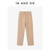 54613 IN AND ON 城市节奏  高弹柔软舒适脚口开衩直筒裤 商品缩略图4
