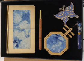 蜡染八角月琴蓝牙音箱