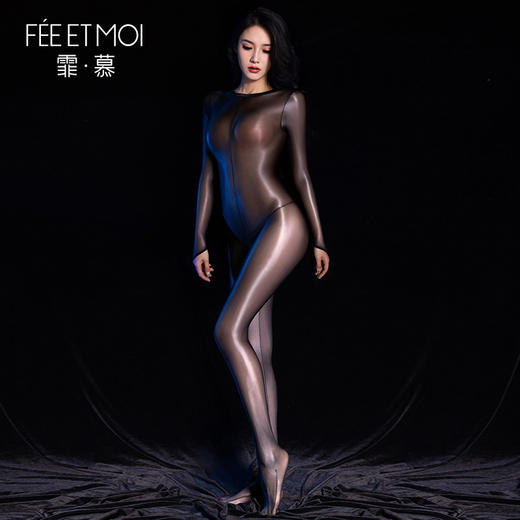 【情趣内衣】霏慕含羞蓓蕾连指开裆连体衣7021 商品图3