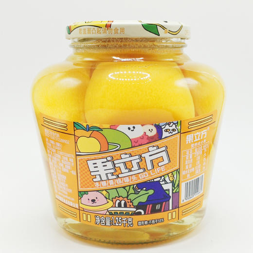 CLYB果立方黄桃罐头1.25kg-18009504 商品图0