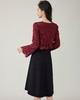 奢姿2024年秋季新款大码女装针织拼接裙子胖妹妹休闲假两件连衣裙9943860356 商品缩略图2