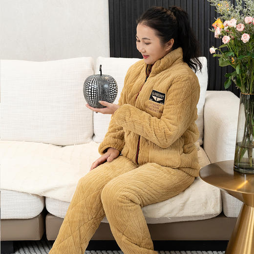 【159元1套】秋冬女士夹棉开衫家居服-2243236 商品图2
