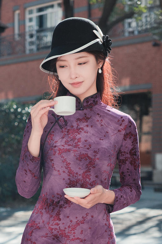 逸红颜周末小集市#【玫瑰帽】复古留洋千金帽，100%美利奴羊毛 商品图1