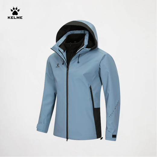 卡尔美2024新款男士外套冲锋衣（摇粒内胆） 商品图5