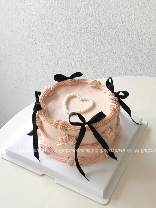 粉色洛丽塔  复古丝带蛋糕 商品图0