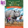 【中商原版】神奇树屋第一季37 Magic Tree House 37 Rhinos at Recess 黑白插图桥梁章节书 中小学生读物 英文原版小初文学 商品缩略图0