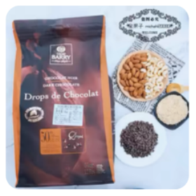 可可百利50%入炉滴状巧克力粒（规格：5kg/盒、单位：盒）