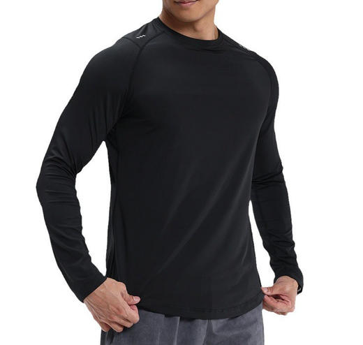 跃牌【跃LEAP-ACTIVE】系列 跑步运动紧身衣暴汗服男款速干透气健身长袖上衣B42113 商品图4