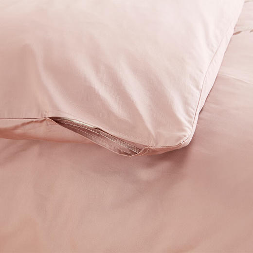 一眼万年系列床品 刺绣 粉色 纯棉 被套/枕套/床单/四件套  单人/双人/特大双人 商品图3