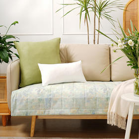 春意系列沙发巾棉四季通用高端轻奢防滑高级感高档靠包定制