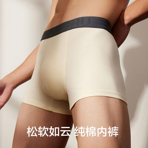 有棵树纯棉抗菌男士内裤3条装-U1168 商品图1