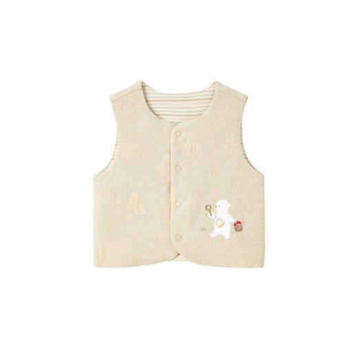 英氏儿童背心秋冬保暖婴儿抗菌马甲男童女童2024新款YLPAJ3Q010A 商品图4