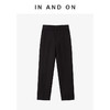 54613 IN AND ON 城市节奏  高弹柔软舒适脚口开衩直筒裤 商品缩略图2