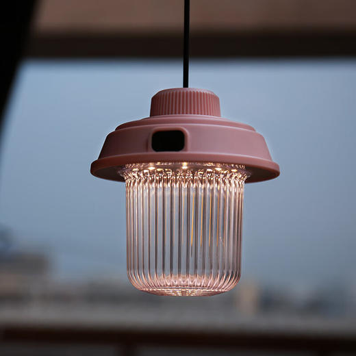 徽羚羊  露营小灯笼挂钩提灯  充电款  粉色  HLY-LYD-23002 商品图2