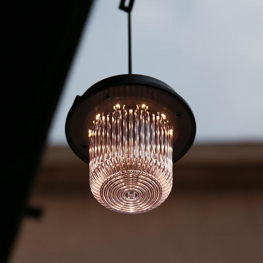 徽羚羊  露营小灯笼挂钩提灯  充电款  黑色  HLY-LYD-23001 商品图3