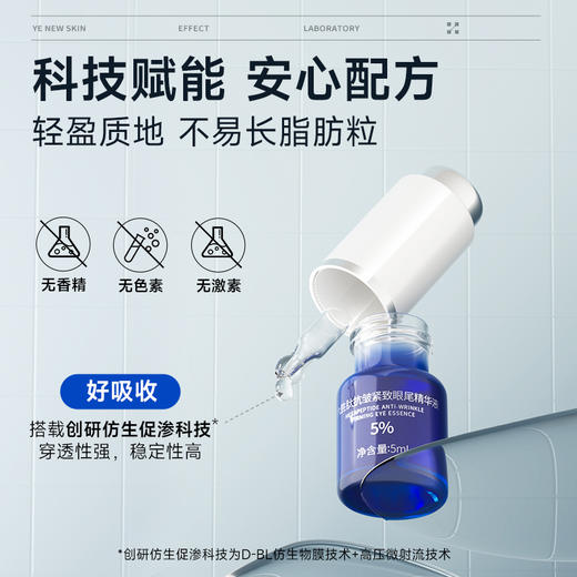 汝新美肌5%六胜肽抗皱紧致眼尾精华液 1盒/2盒  加赠重组次抛 商品图0