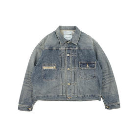 DAIRIKU 2pkt Vintage Denim Jacket 复古洗水牛仔夹克外套