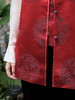 盛唐婧 |中式国风库缎中长马甲-红色 商品缩略图2