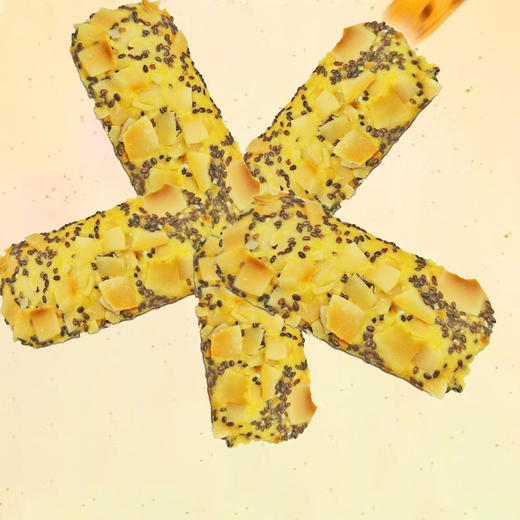 【奇亚籽红枣山药椰子脆】奇亚籽红枣山药椰子脆，椰子加满焦香酥脆，好吃的零食食品糕点点心零食椰子脆160克/袋 商品图4