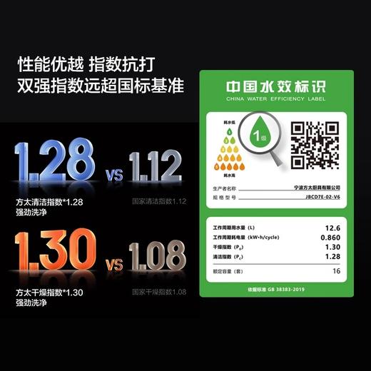 方太嵌入式洗碗机V6版全自动家用15套洗锅大容量智能洗碗机 商品图1