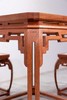 红桥红  家具严选  缅甸花梨（大果紫檀）【石面 78 仿故宫文竹 方桌五件套】 商品缩略图2