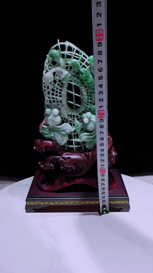 620437翡翠摆件【金玉满堂 一往情深】 商品图2