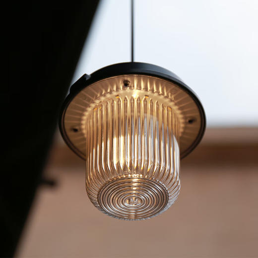 徽羚羊  露营小灯笼挂钩提灯  充电款  黑色  HLY-LYD-23001 商品图2