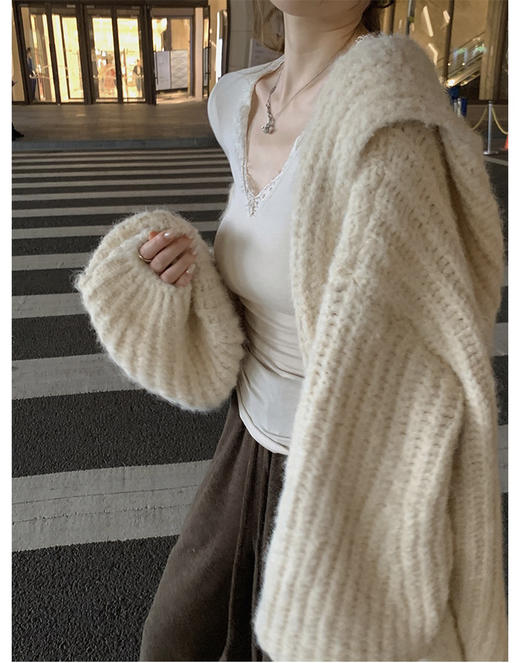 大灯笼袖开衫 商品图5