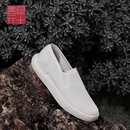商业大佬 明星都爱穿！！【一字鞋/自在鞋】良士善行新中式老北京布鞋 男士透气网面软底一脚蹬男鞋 商品图5