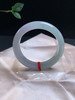 611385，54.7淡春彩正圈手镯，12.7-8mm，一截浅浅的蓝底，一截淡紫 商品缩略图1