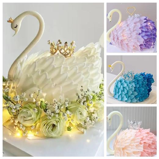 【魅力天鹅皇冠蛋糕】 商品图0