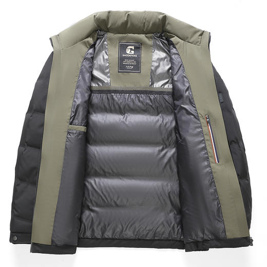 【特大码】【新款DGD】大依优型大码立领羽绒服夹克外套休闲胖子大码男休闲宽松加肥加大上衣 商品图3