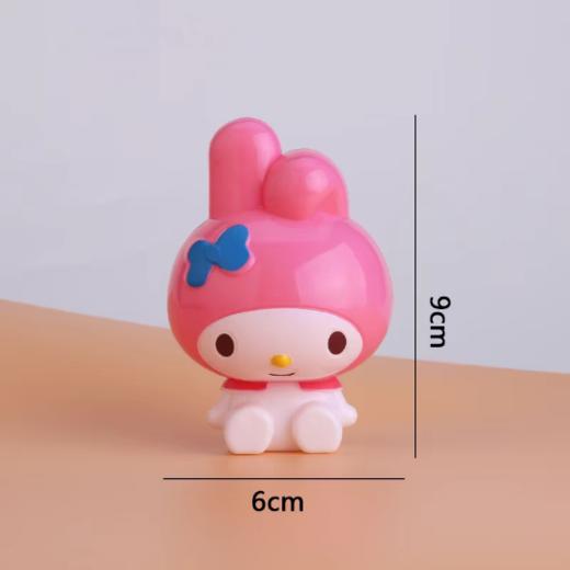玩具摆件 塑料美乐蒂 装饰摆件 粉色系美乐蒂装饰小摆件 商品图0
