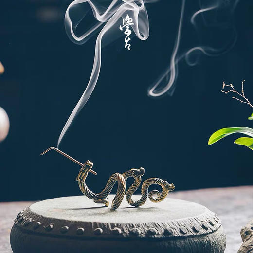 学古|龙溪·龙Phone座 绞丝龙形摆件手机支架挂件收藏 商品图0