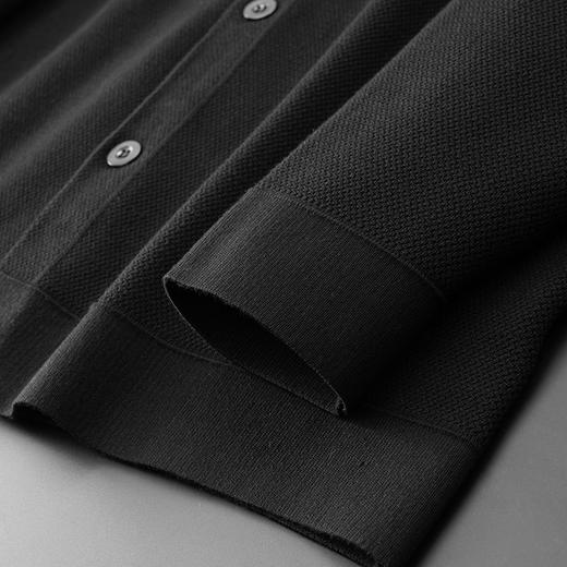 【新款DPF】大依优型大码男装翻领休闲开衫毛衣针织衫夹克外套舒适加肥加大男士上衣 商品图4