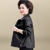 A6688皮衣外套女中年妈妈秋装2025新款中老年女装春秋皮夹克短款小个子 商品缩略图3