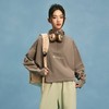 1F【Champion】冠军刺绣草写logo半拉链休闲卫衣 商品缩略图1