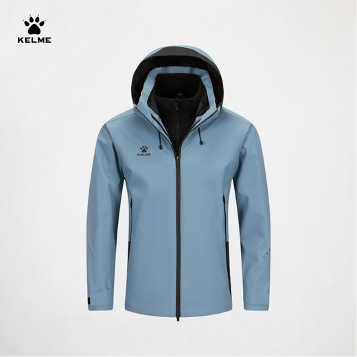 卡尔美2024新款男士外套冲锋衣（摇粒内胆） 商品图2