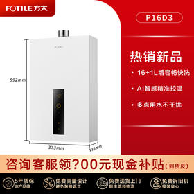 方太P16D3/T3气热水器家用恒温防冻强排洗澡