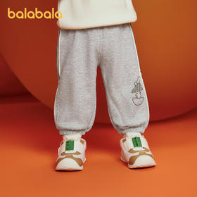 巴拉巴拉宝宝裤子女童秋装新款男童长裤婴儿外穿卫裤时尚潮流