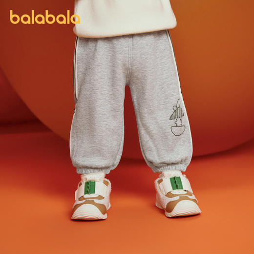 巴拉巴拉宝宝裤子女童秋装新款男童长裤婴儿外穿卫裤时尚潮流 商品图0