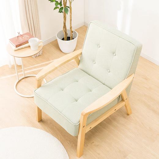 【家具】1人位沙发 路特 青色/自然色（需自行安装） 商品图2