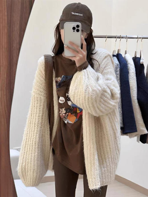 大灯笼袖开衫 商品图8